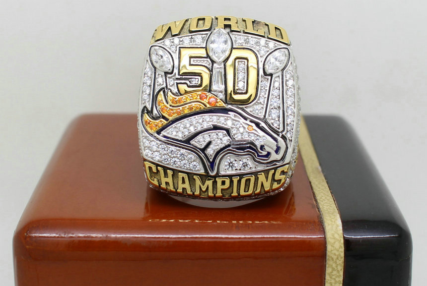 2015 Denver Broncos Super Bowl Manning/Miller Championship Rings