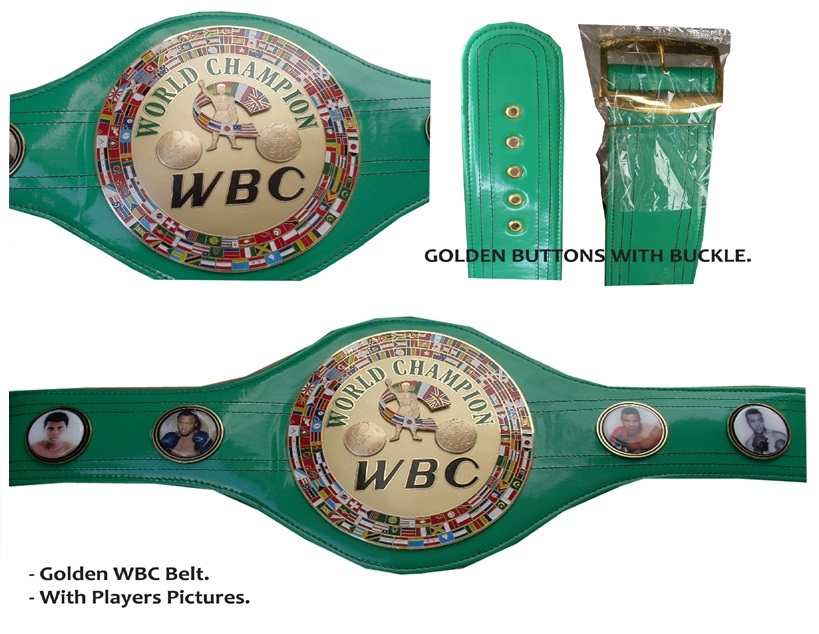 WBC Championship Belt Boxing Legends Gold plated Replica Belt 1: